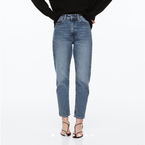 NWT H&M Mom Jeans - Picture 1 of 6